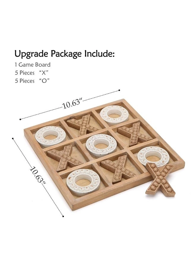 Tic Tac Toe - Cute Bear Decorative Wooden Travel