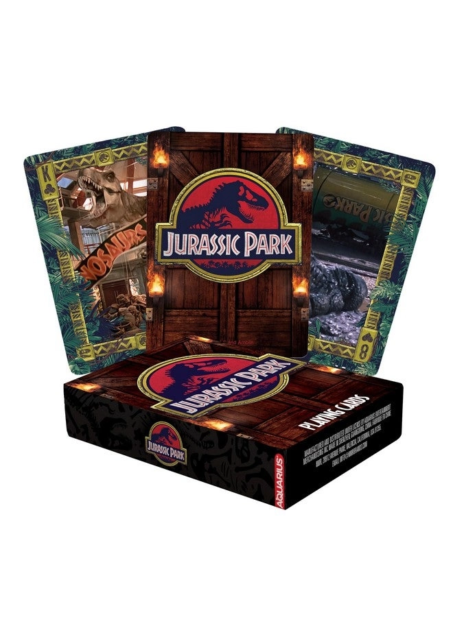 Aquarius Jurassic Park Playing Cards - Themed Deck 2.5 x 3.5