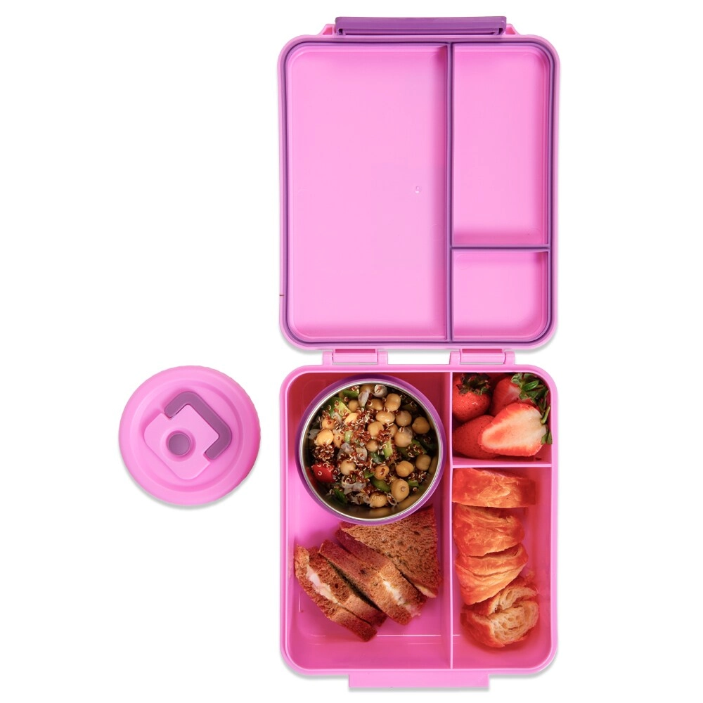 Bento Lunch Box - Adventure Sage 1.74L + Steel Food Jar - 0.35L + Lunch Bag