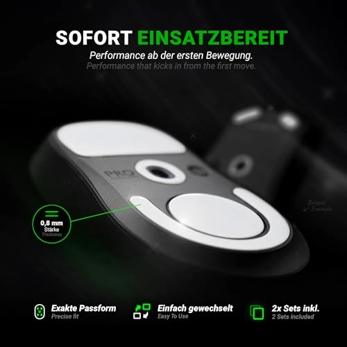 HPS Glides - Set of 2 Compatible with Logitech G703, G603, G403