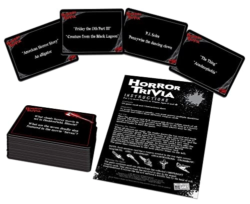Horror Trivia Card: 2018 Edition