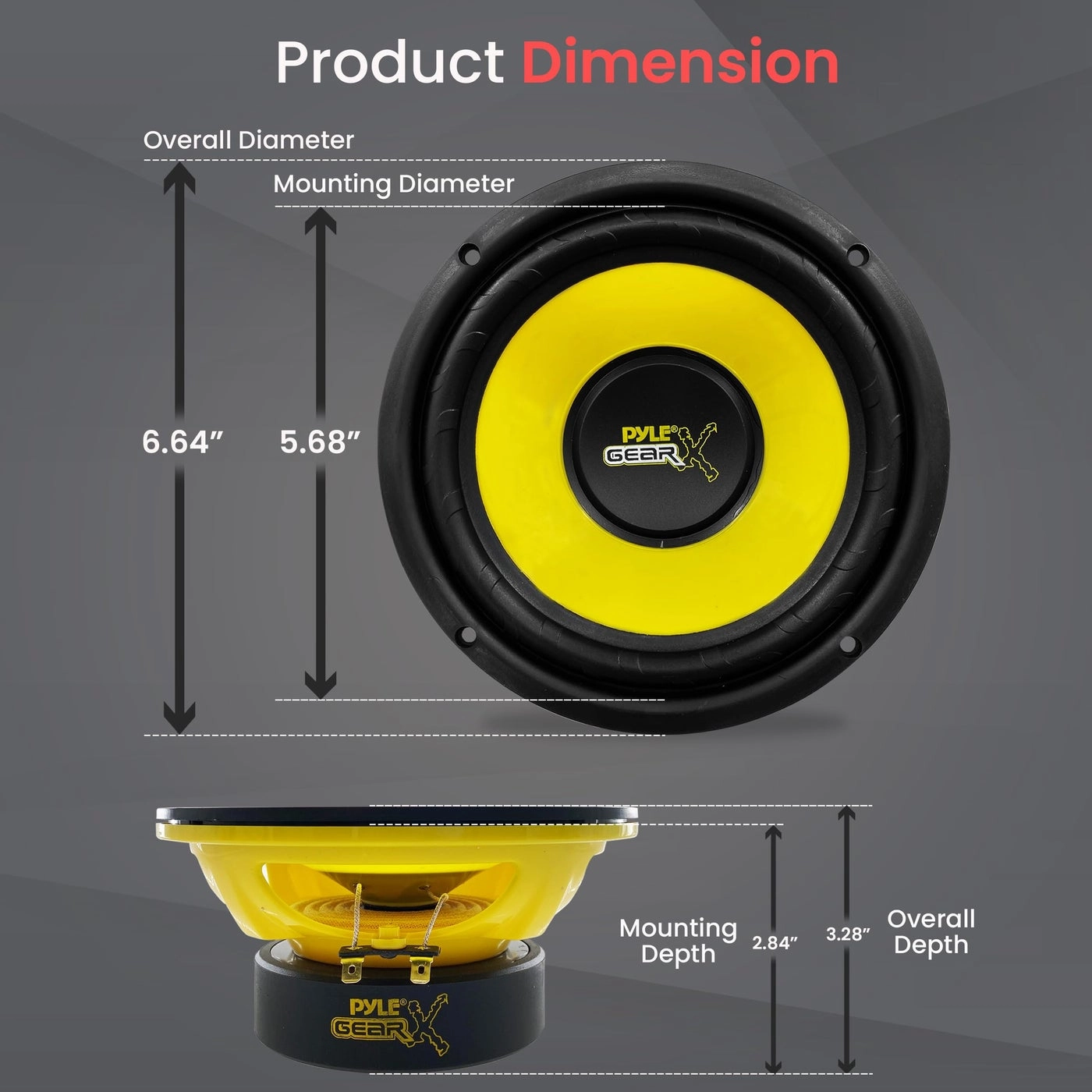 Mid Bass Woofer - 6.5 Inch