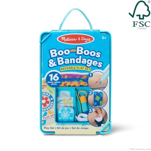 Boo-Boos & BandAges Reusable Play Set - 3+ 15 pieces