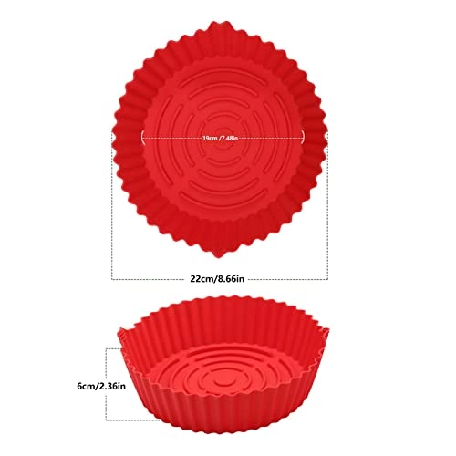 Air Fryer Silicone Pot - food-grade silicone 2 PCS