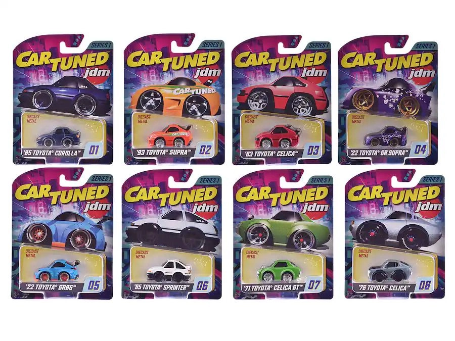 JDM Tuners - 1:64 8pcs Bundle