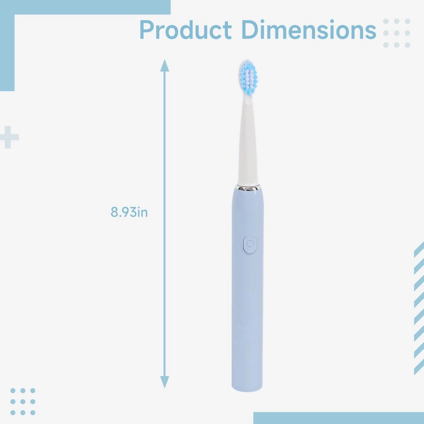 Electric Toothbrush - USB Rechargeable 3 Modes 90 Day Battery