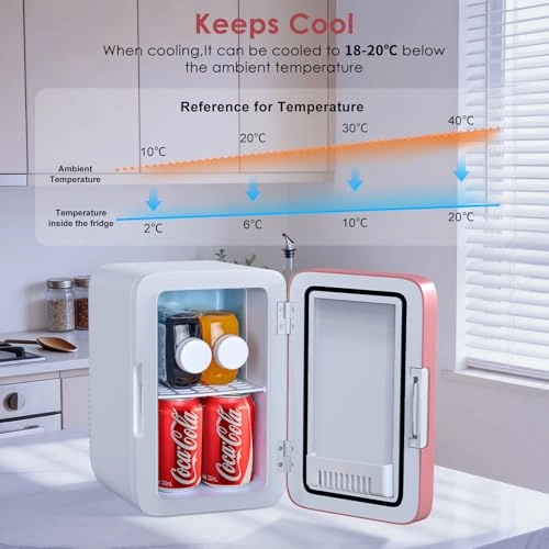 Mini Freestanding Refrigerator - Thermoelectric 2-in-1