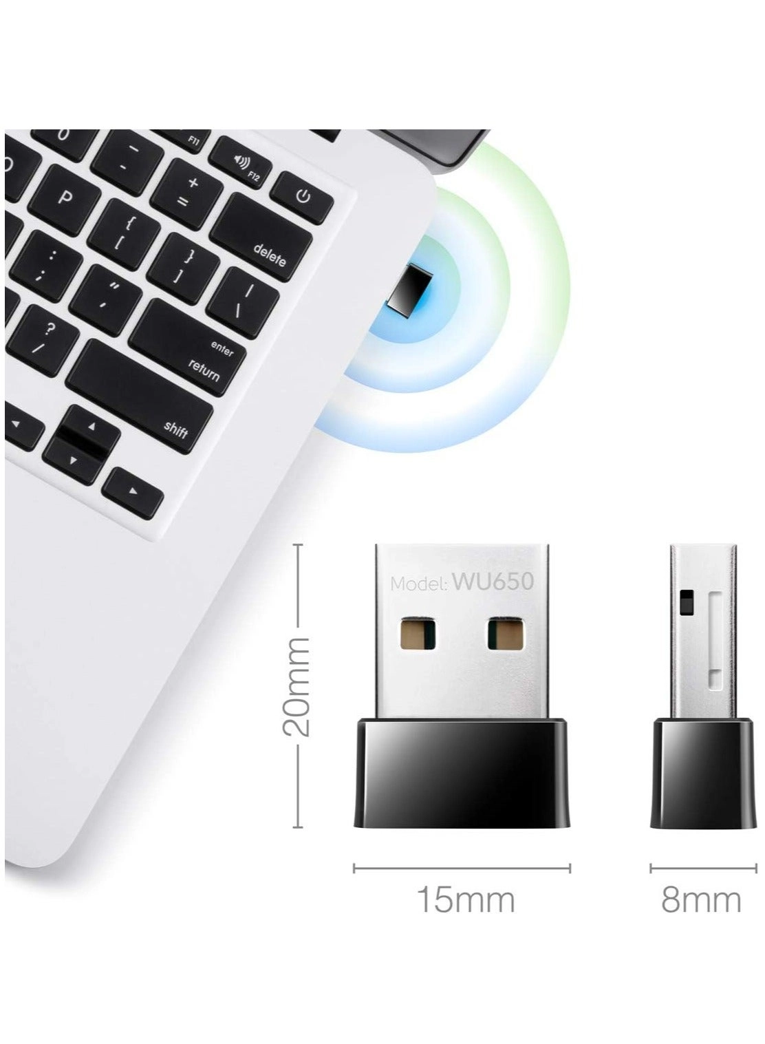 AC650 - 5GHz/2.4GHz USB Wireless