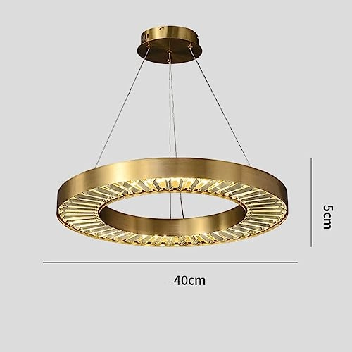 Crystal Chandelier - Golden tricolor light 100*38*30cm