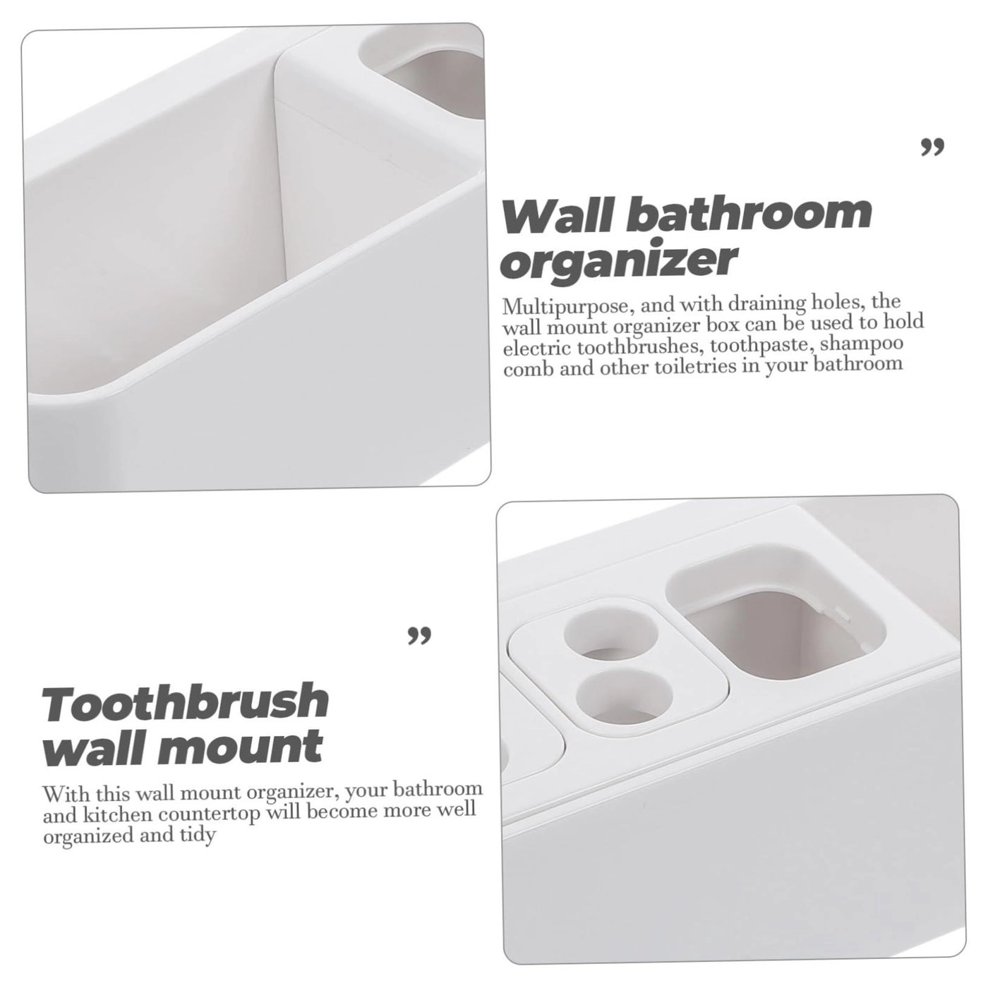 Toothbrush Holders - Wall Mounted