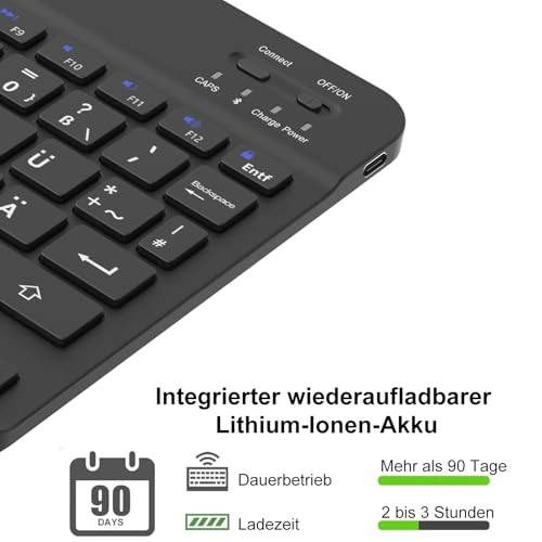 Bluetooth Keyboard - DE Wireless