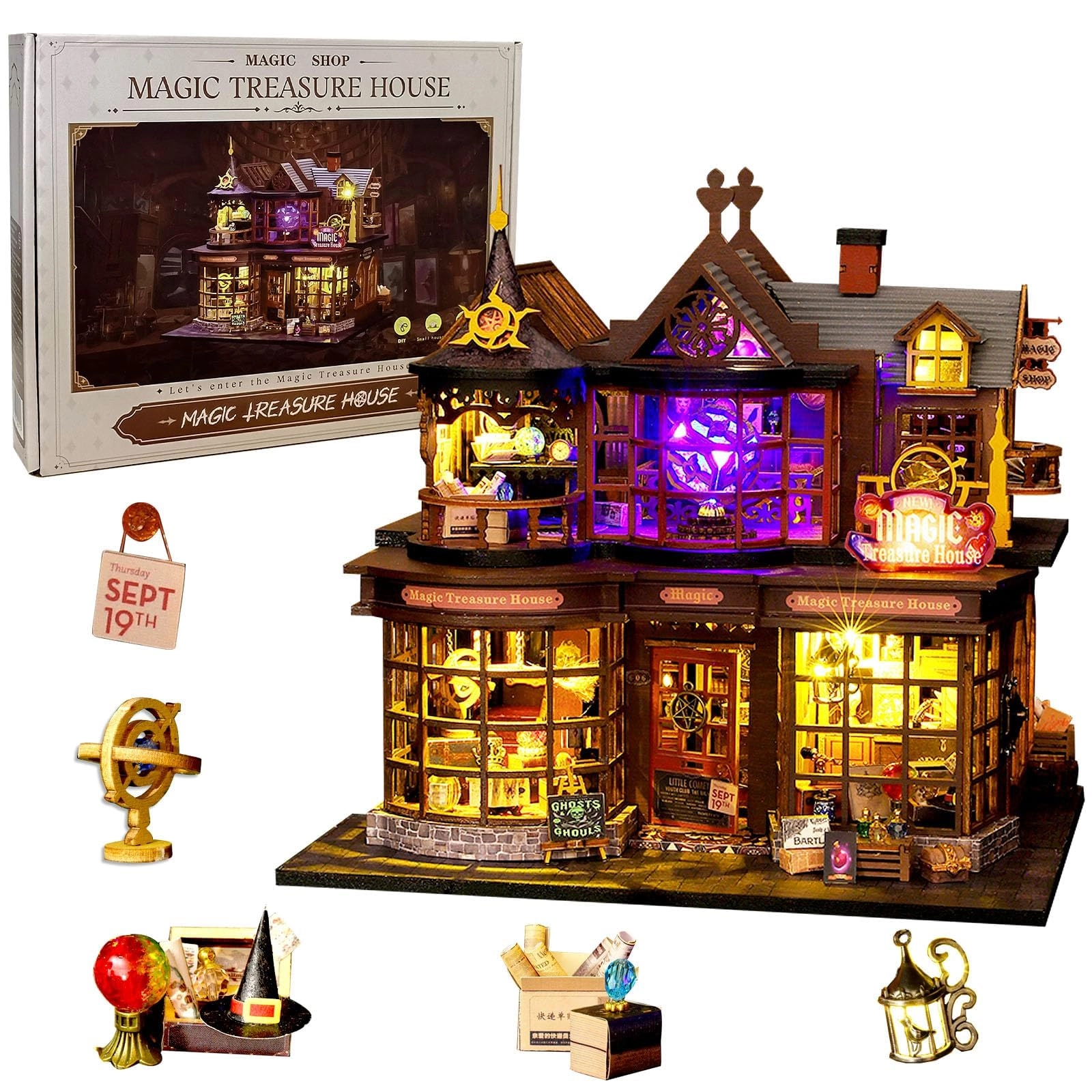 Azonee Magic Treasure House - Enchanted treasure house (fantasy vibe)