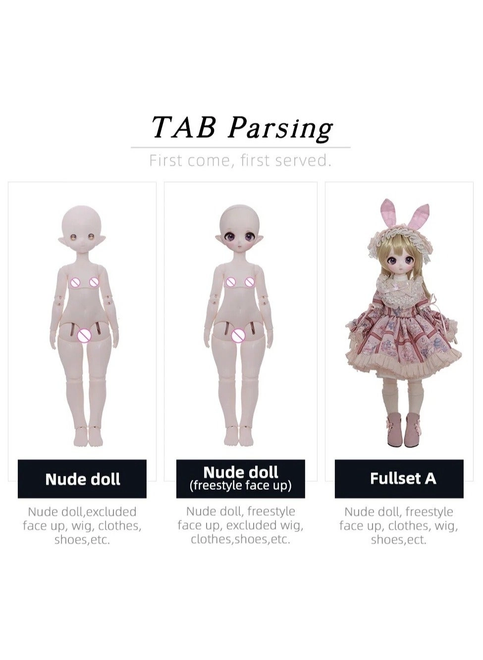 Makoto BJD Doll - 40 cm Resin Ages 14+