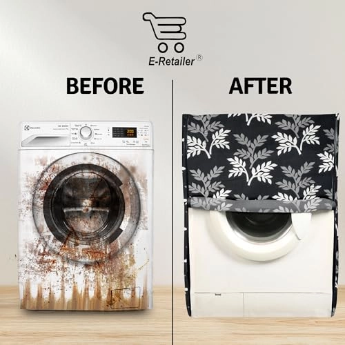 Front Load Washing Machine Cover - 8KG Polyester Green