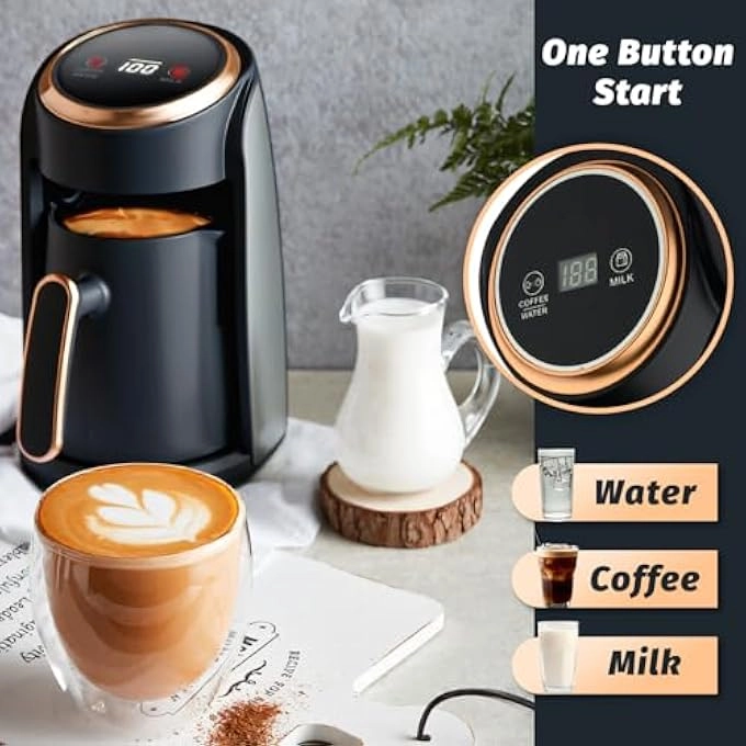 Turkish Coffee Maker - 1-4 Cups Portable