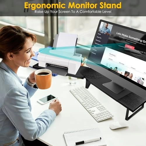 Dual-Monitor Stand - 2 Monitors 55 inch