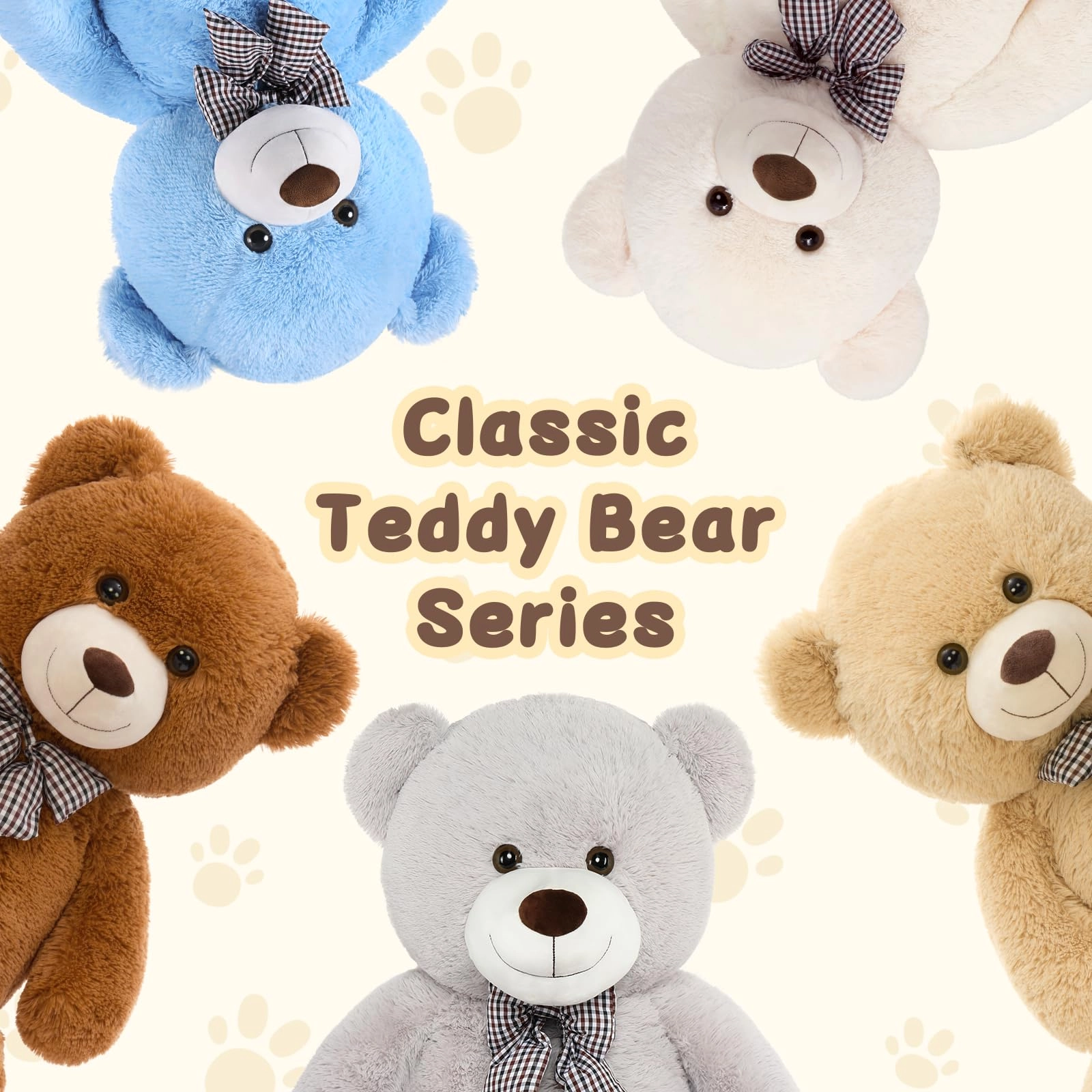 Teddy Bear - 39 inches Gray