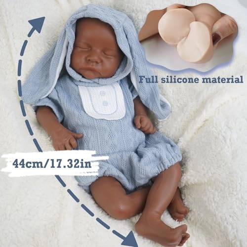 Reborn Baby Doll - 17 Inch Full Silicone Boy Ages 14+