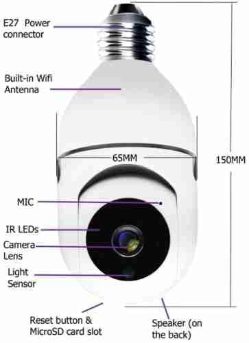 PTZ Outdoor Security Camera 1080P