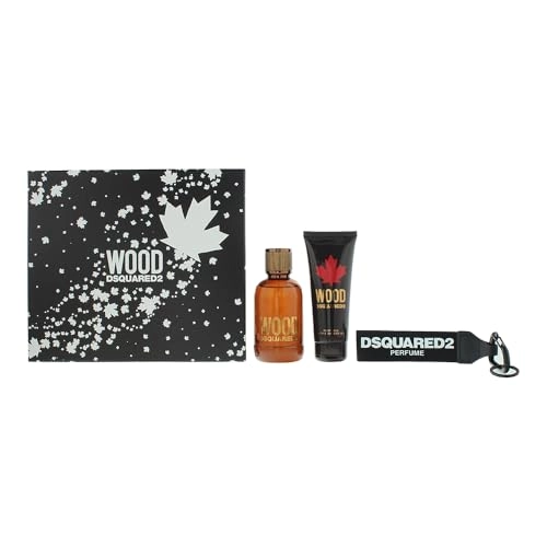 wood pour homme edt - Musk + Perfumed bath & Shower Gel + KEY RING