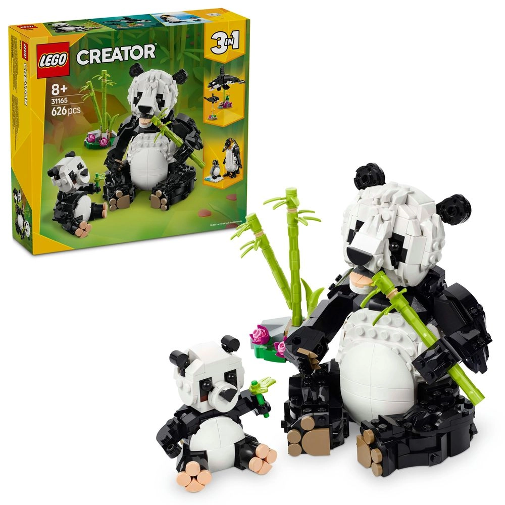 LEGO Creator 3in1 Wild Animals: Panda Family (31165) - 8+