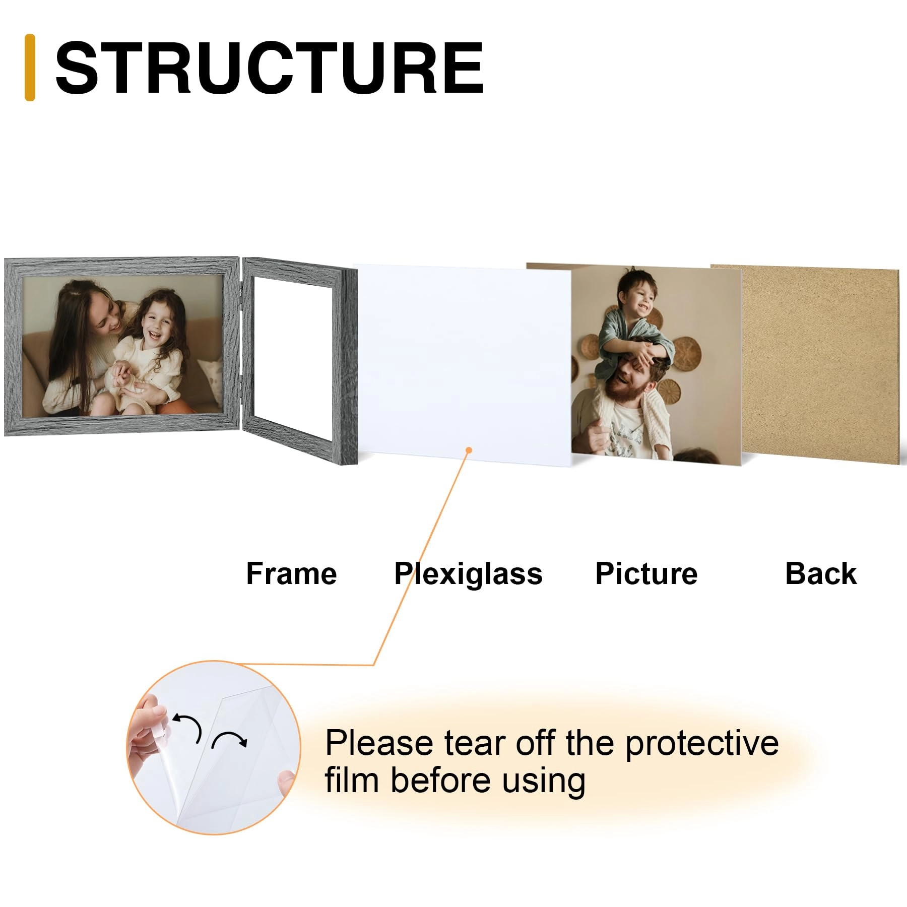 Double Picture Frame - 5x7 2