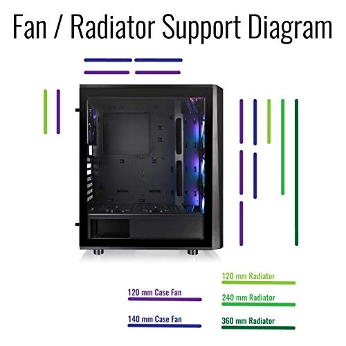 Versa J24 TG ARGB - Side window ATX
