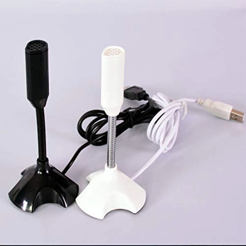 USB Capacitive Mini Microphone Stand - Omnidirectional Plug and Play
