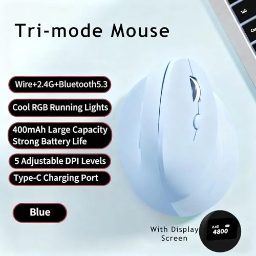 Ergonomic Wireless Mouse - Bluetooth