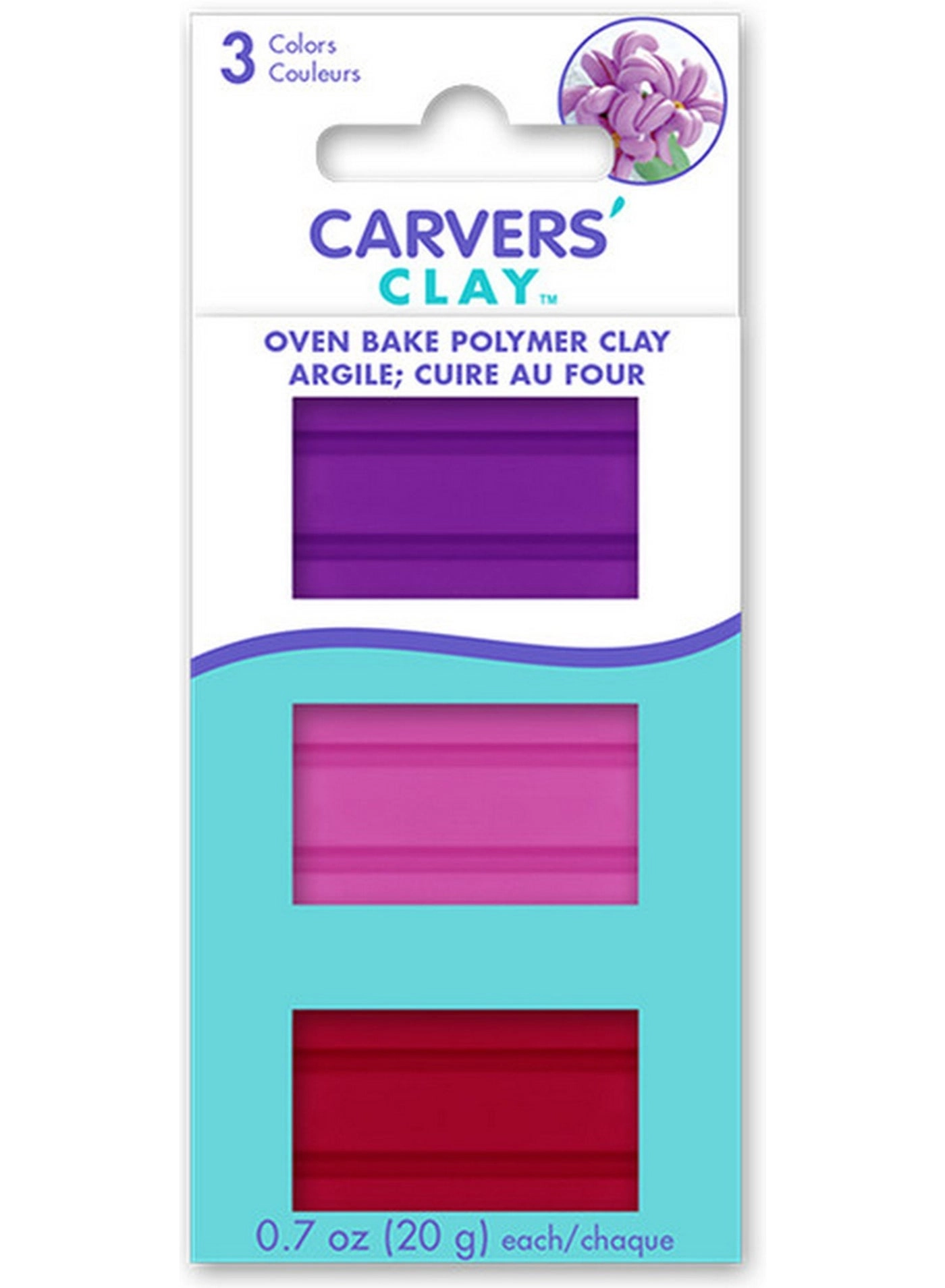 Carvers' Clay - Polymer Clay 60G 3pcs.