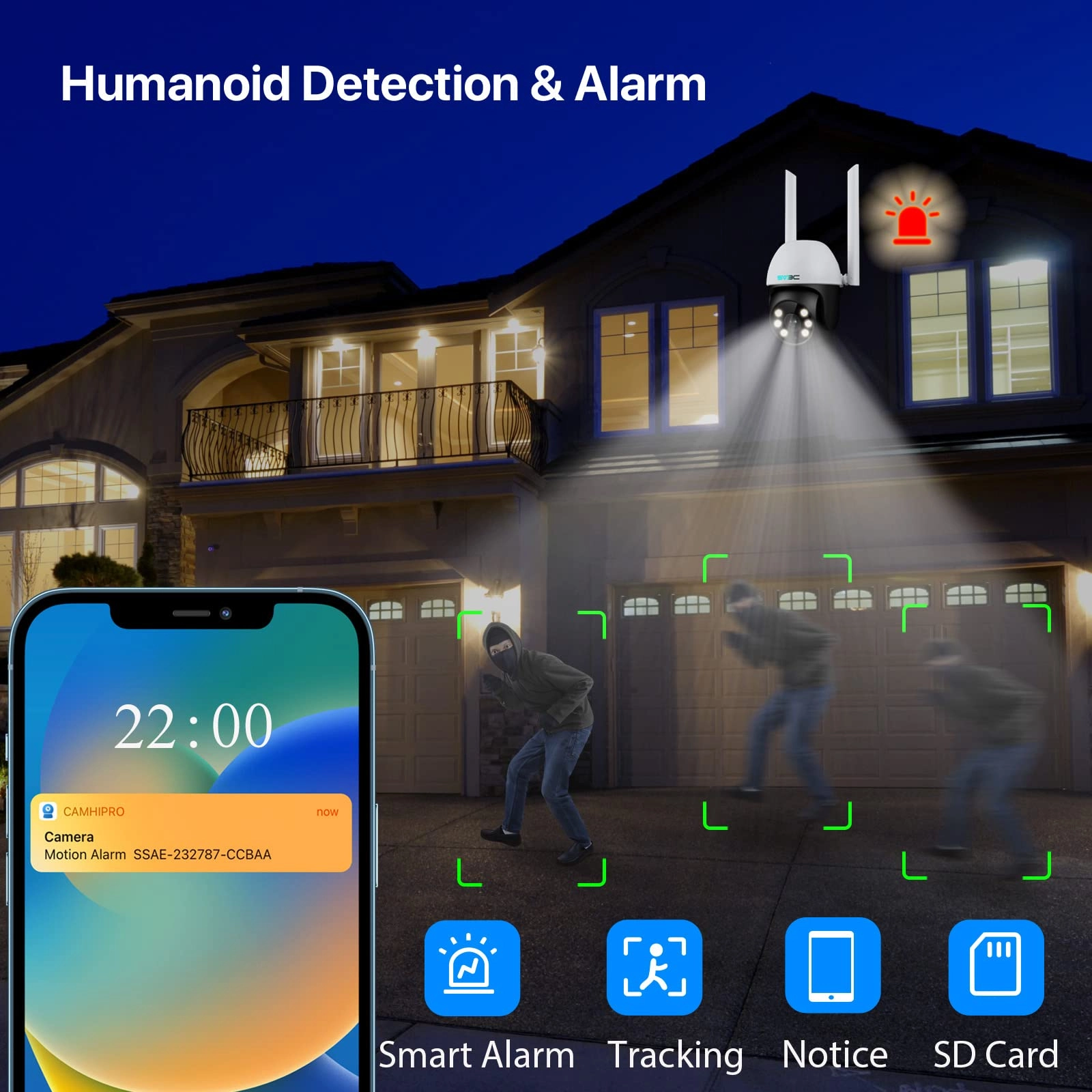 PTZ Security Camera 1080P Pack