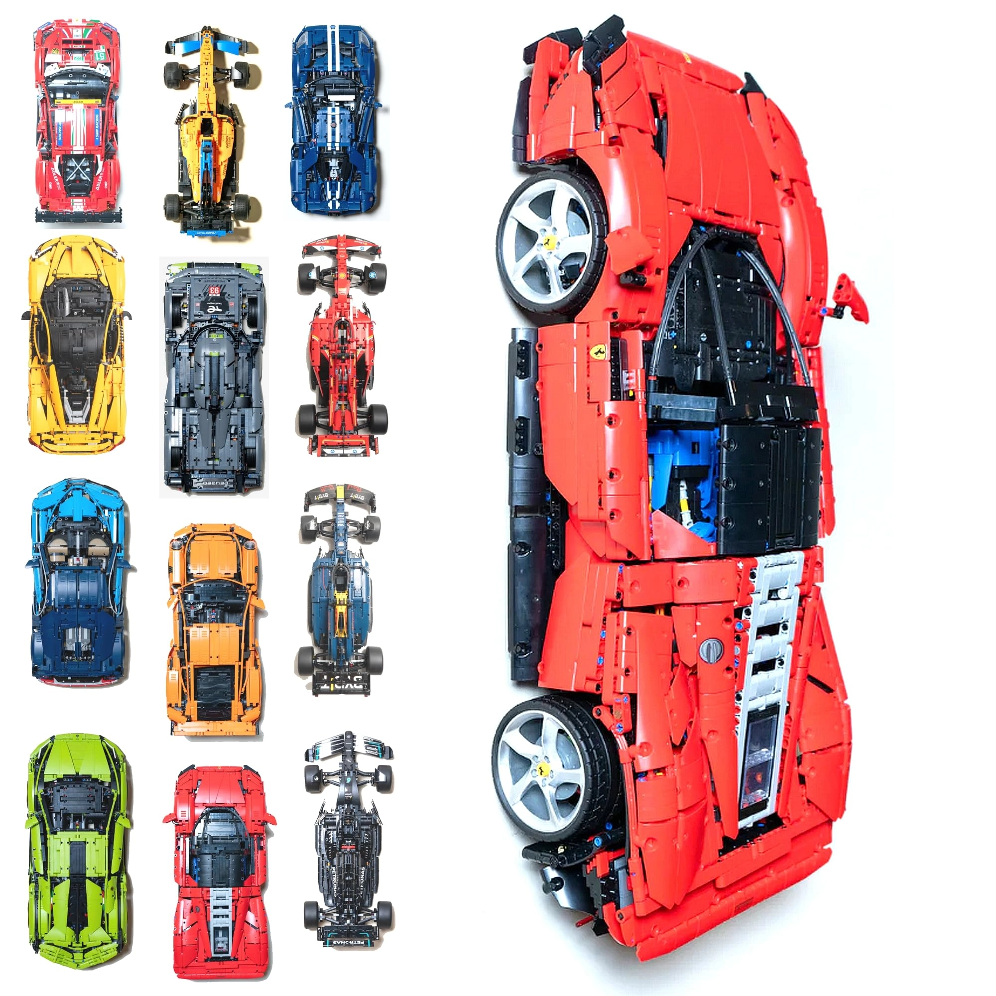 Wall Mount Compatible for Lego - Made in France Plastic