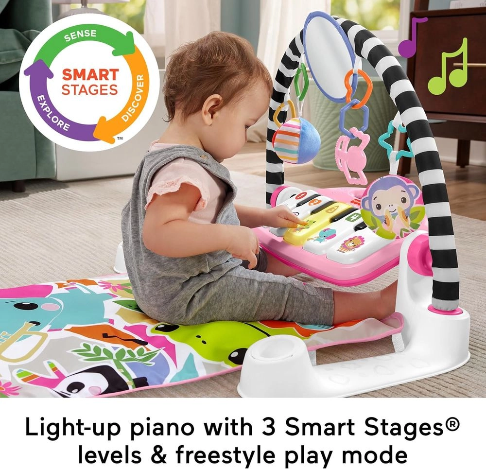 Glow & Grow Kick And Play Piano Gym - Multicolor