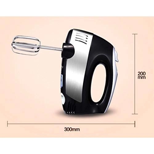 Handheld Electric Egg Beater - High Power 5-speed Turbo