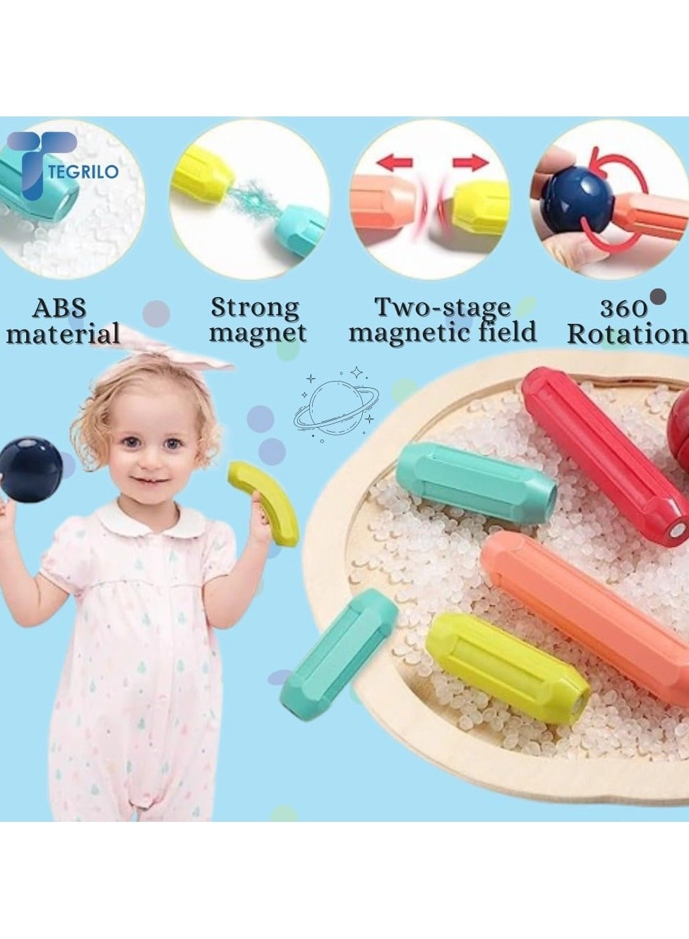 Magnetic Building Blocks - 36 pcs