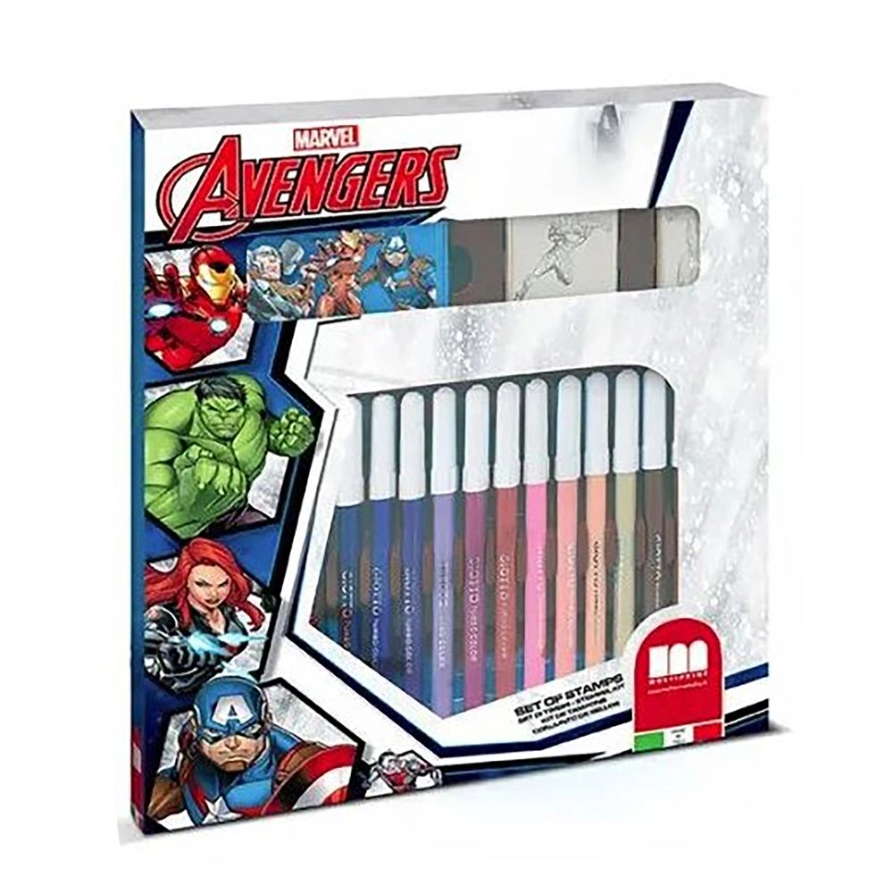 Multiprint Avengers Felt-Tip Pens Set - 21 Pcs