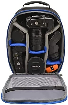 Elb100Bk - 32 x 16 x 24 cm Compatible For Sony Canon Nikon Camera And Lens Camera Backpack
