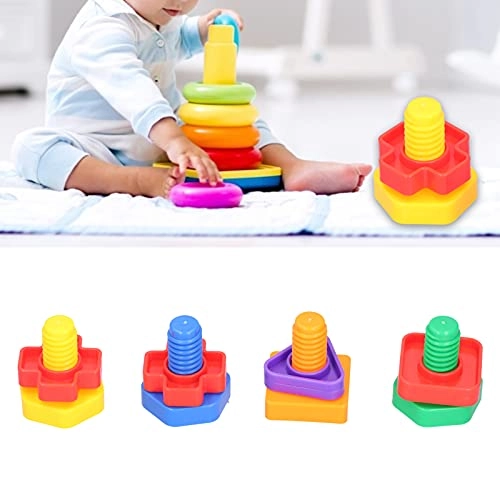 3D Bright Color Building Blocks - Plastic DIY
