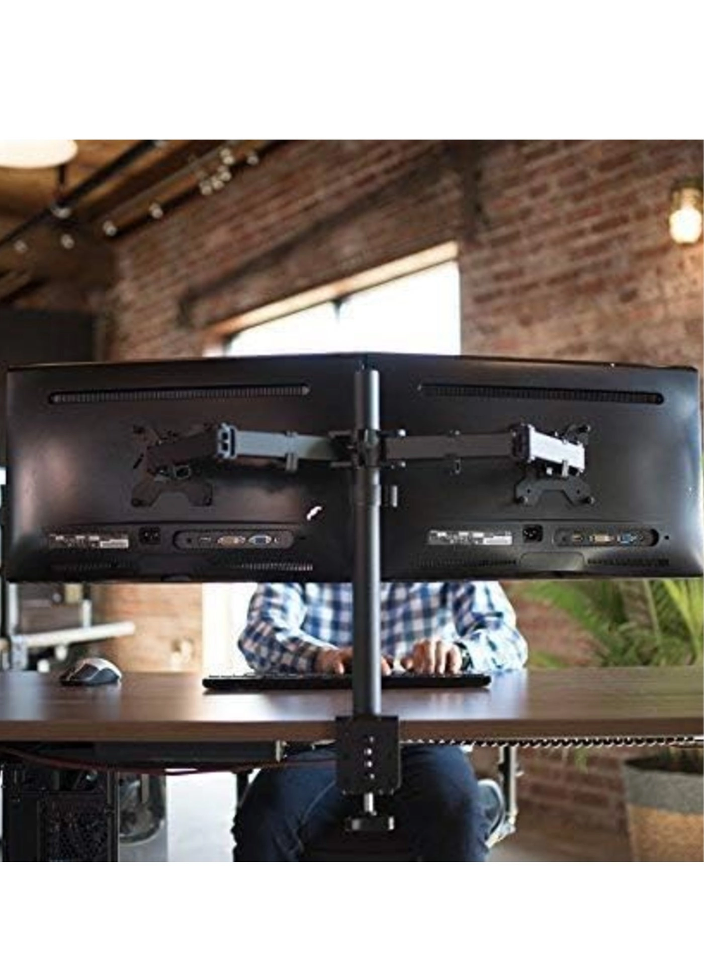 Dual Monitor Desk Mount Stand - 2