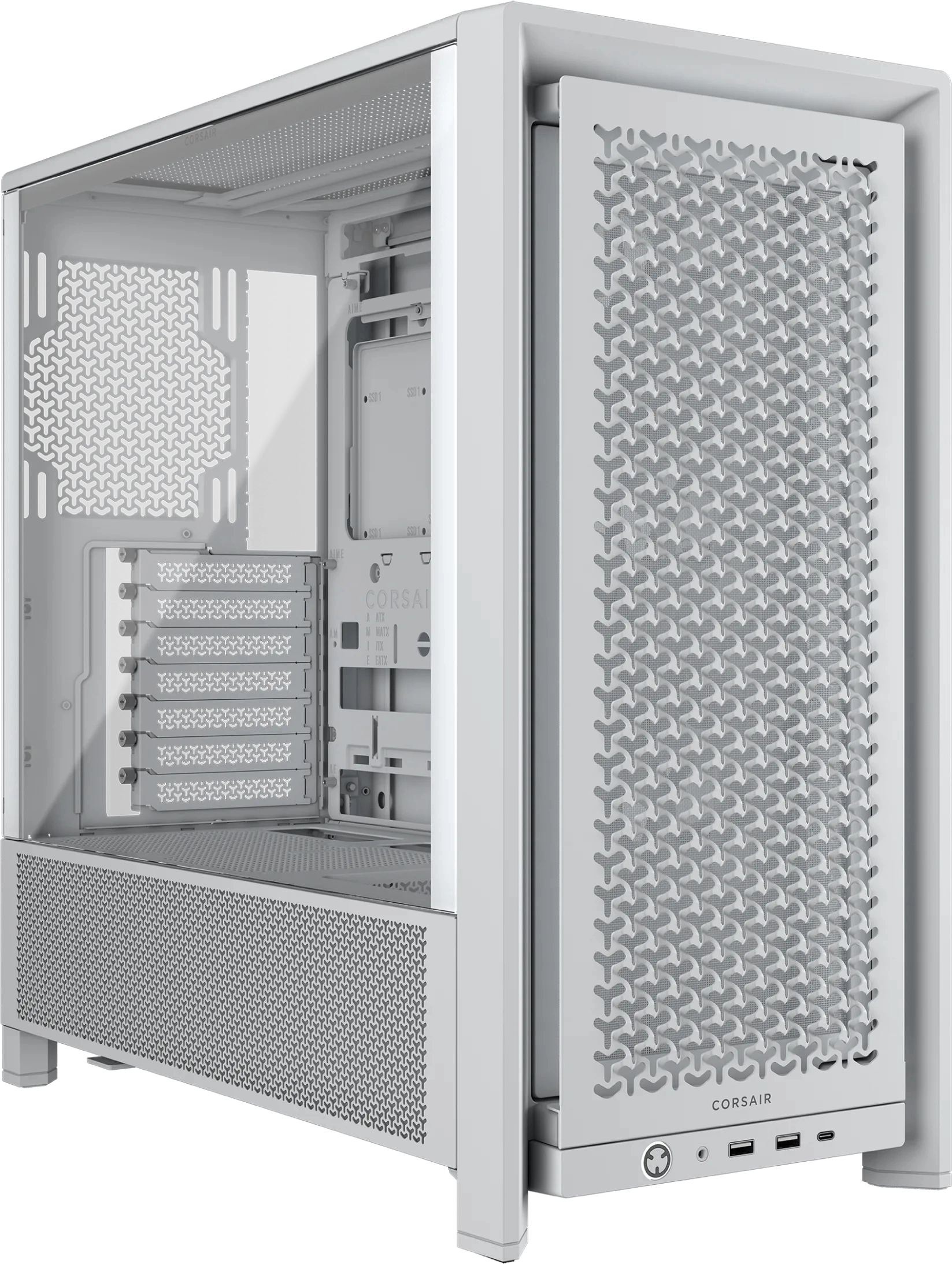 4000D Airflow - Tempered Glass Mid-Tower White