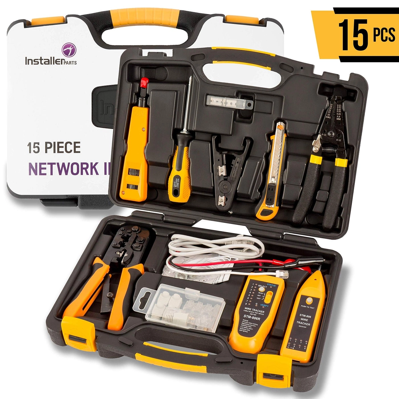 Professional Network Tool Kit - RJ45 Crimper Cable Tester