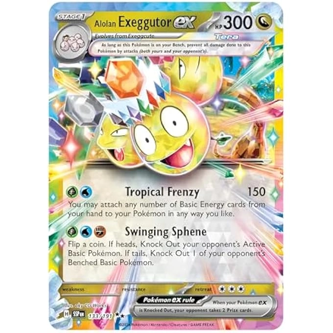 rayihni POKEMON ALOLAN EXEGGUTOR EX 133/191