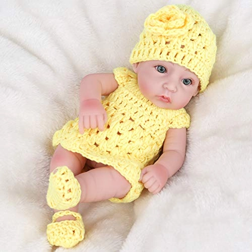 Reborn Baby Doll - 10 inch 25 cm Silicone black skin Ages 3 months+