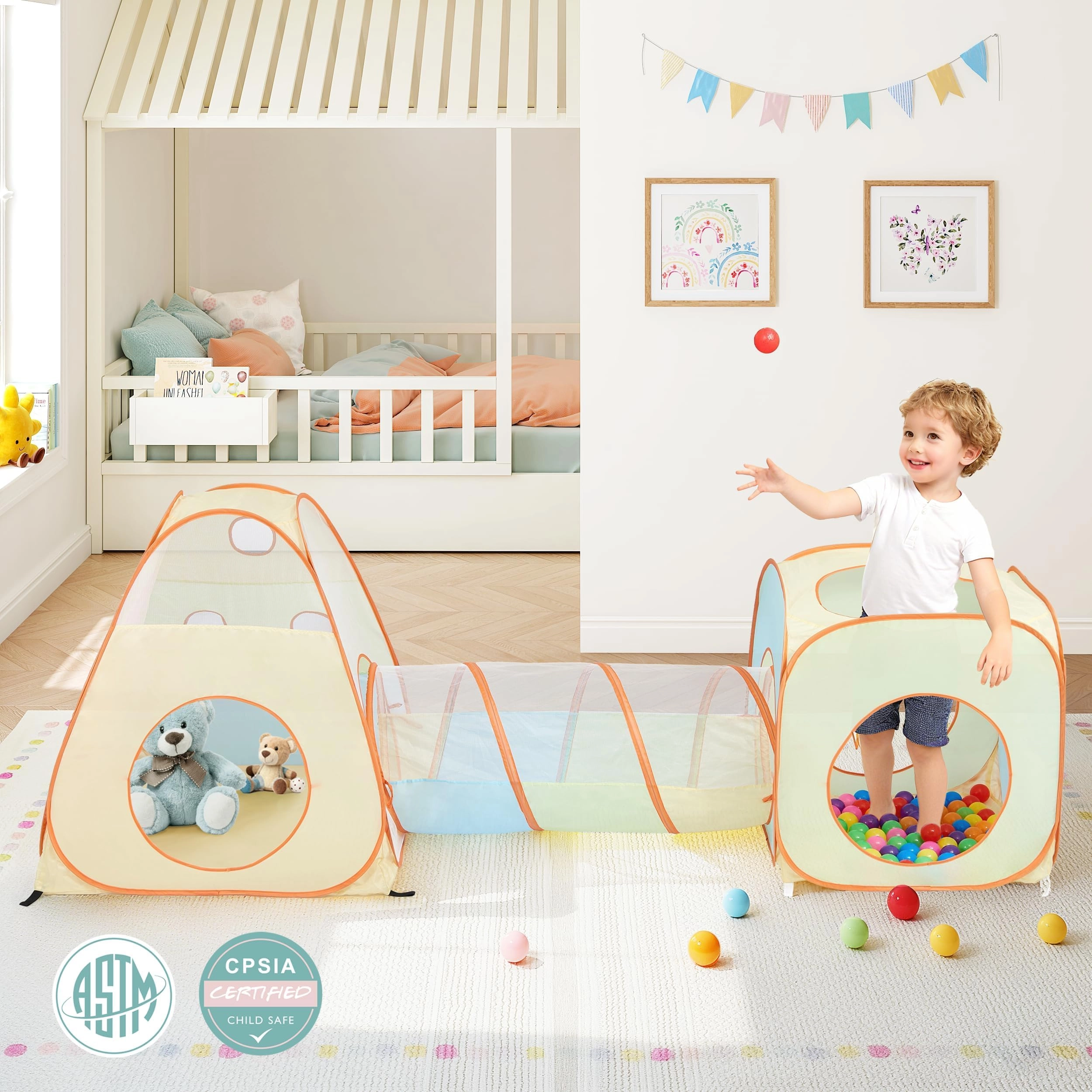 3 in 1 Pop Up Play Tent