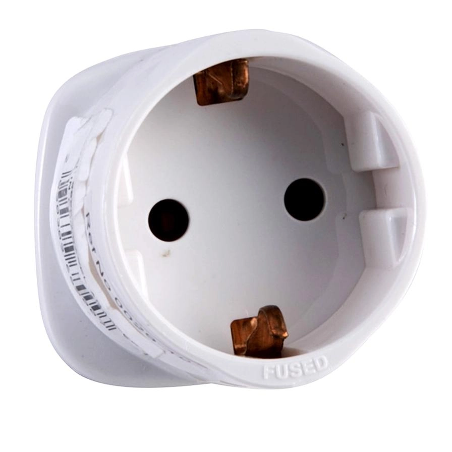 2-Pin Round Plug Converter - 13 Amp to 5Amp