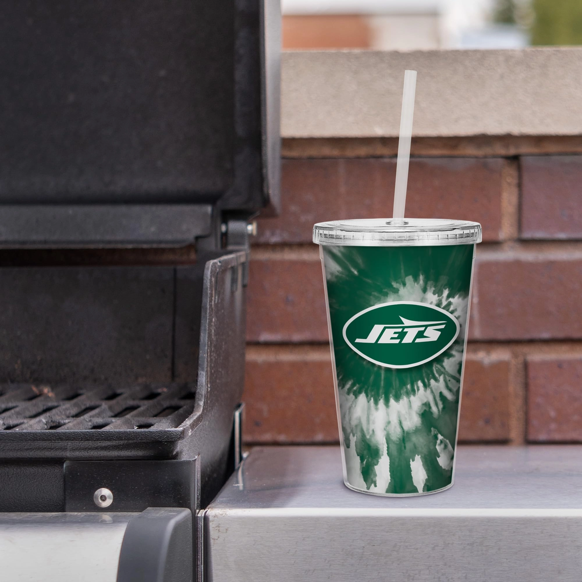 NFL Football Metallic Tie Dye Tumbler - 473ml