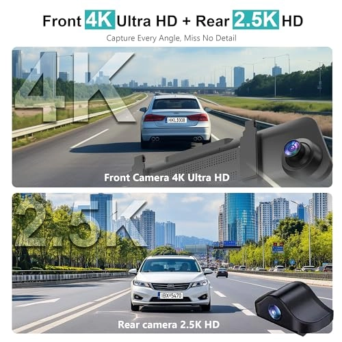 Rear View Mirror Camera - 4K+2.5K 30FPS