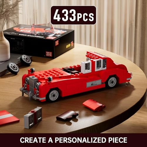 10145 - Oldtimer Model Car Building Blocks 433 pcs