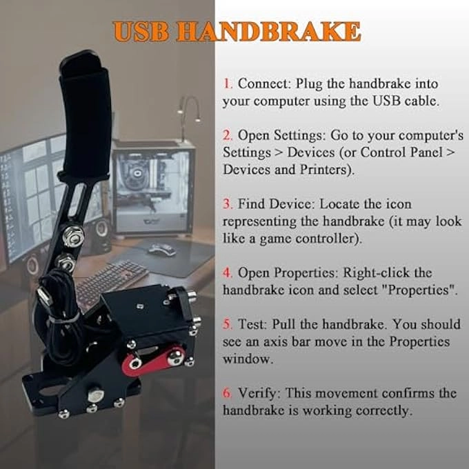 16BIT Handbrake - G27/G29/G920/G923/T500/T300