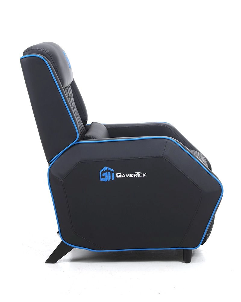 GT-ELITE - Black & Blue Diamond Shape PU Leather